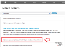 iPhone 5與The New iPod Touch出現在Apple官網搜尋結果裡