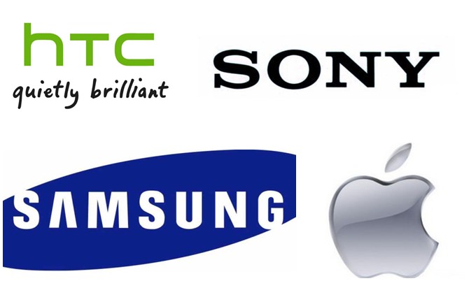 Apple、Samsung、Sony、HTC